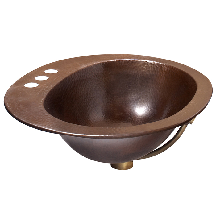 Seville Copper Drop In Bathroom Sink By Sinkology