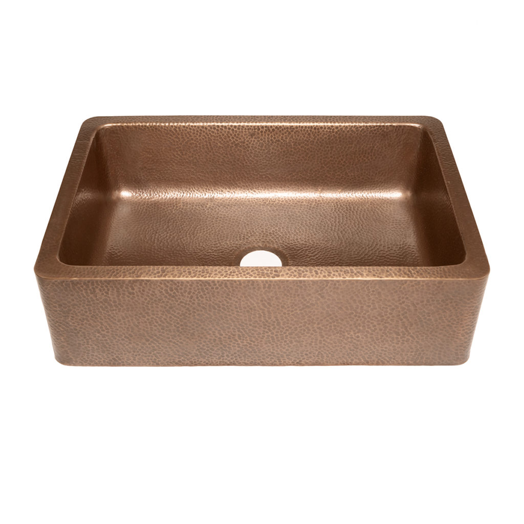 Adams Copper Farmhouse Kitchen Sink By Sinkology