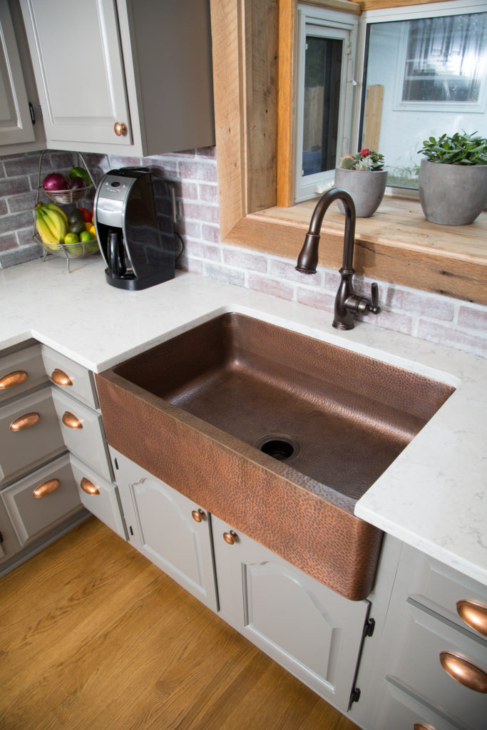 Adams Copper Farmhouse Kitchen Sink By Sinkology