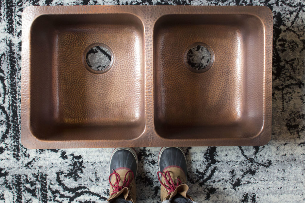 Rivera Copper Undermount Kitchen Sink by Sinkology