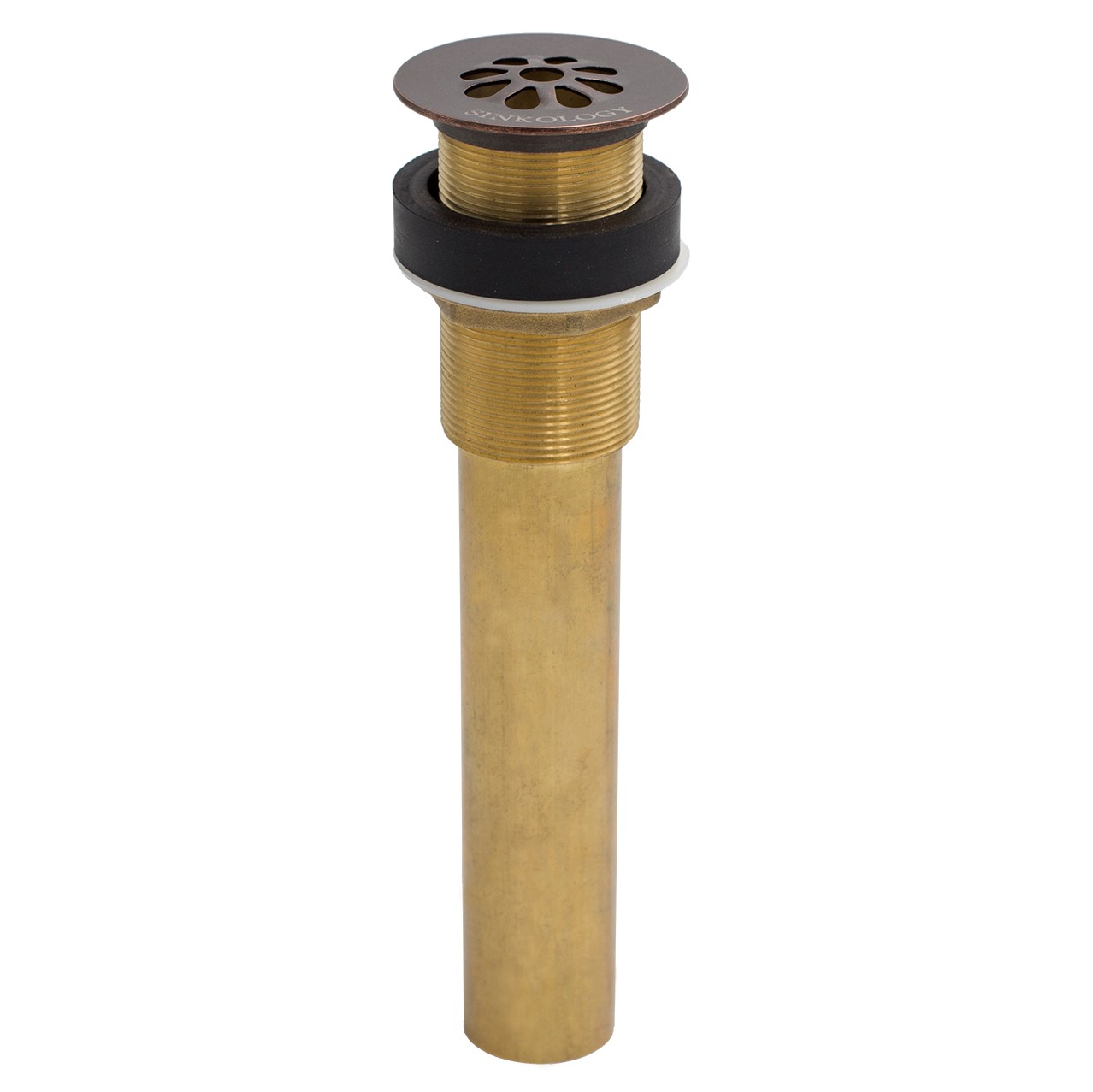 SINKOLOGY 1.5-in Foot Lock Drain with Brass deals Pipe