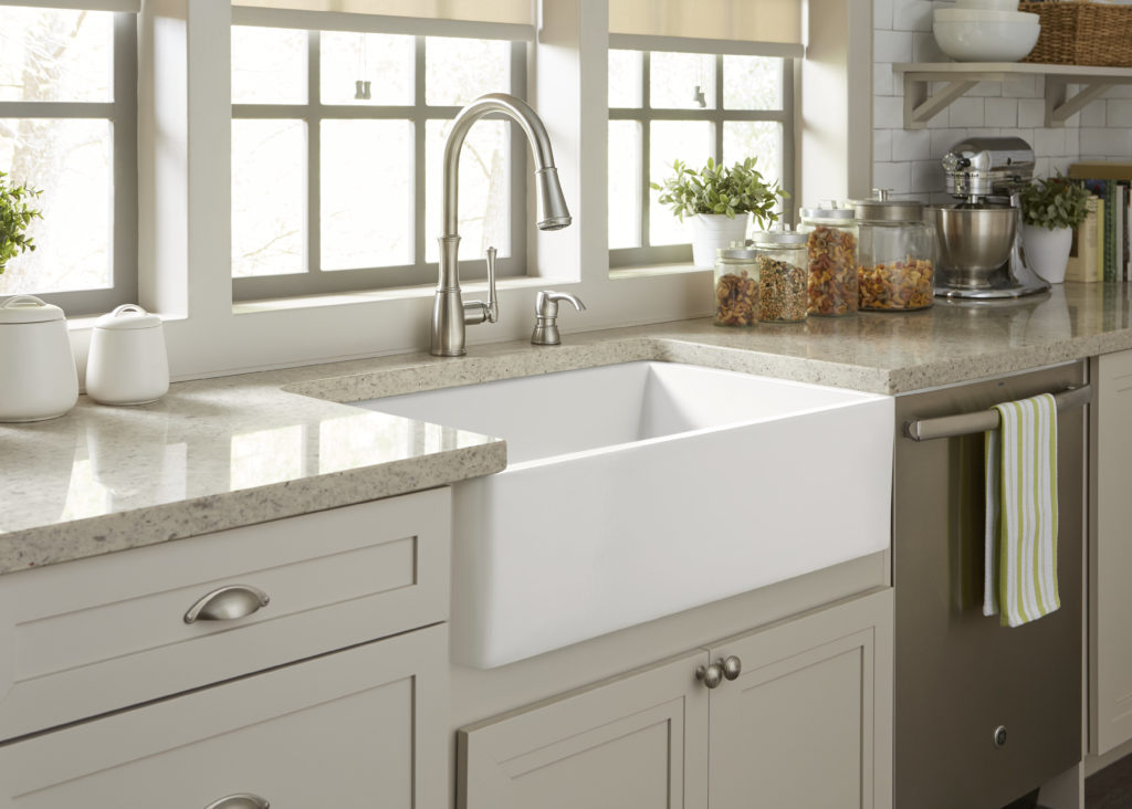 Bradstreet II Fireclay Farmhouse Kitchen Sink by Sinkology