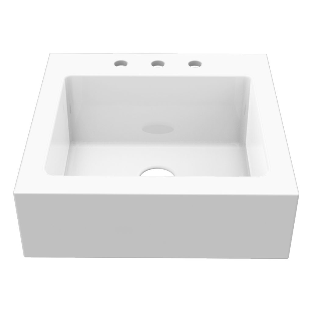 Josephine 26″ Quick Fit Drop In Farmhouse Fireclay Kitchen Sink Sinkology 0180