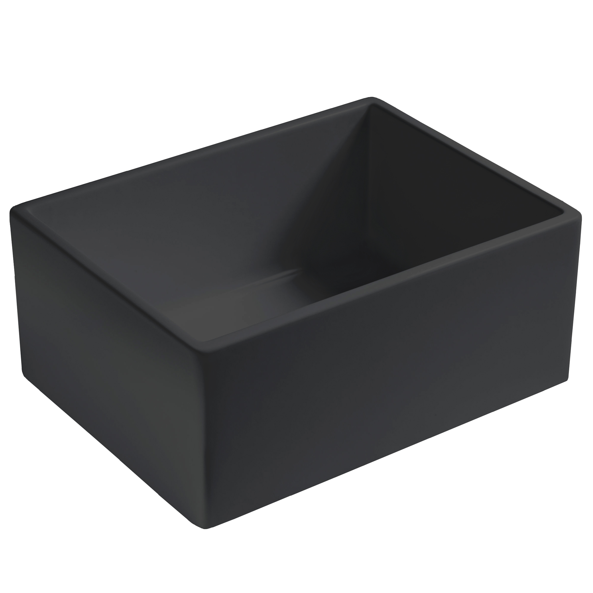 sinkology-s-austen-matte-black-24-farmhouse-fireclay-kitchen-sink