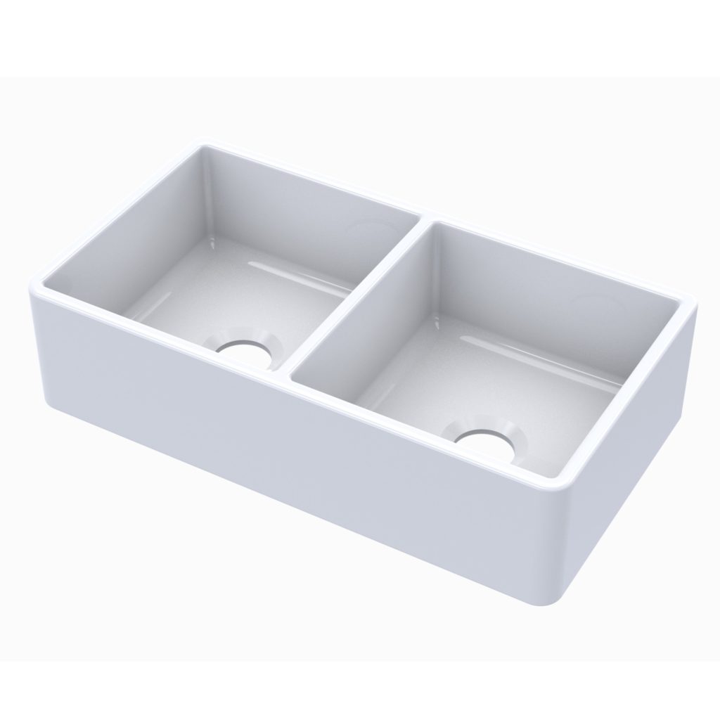 Fireclay Farmhouse Kitchen Sinks - Sinkology