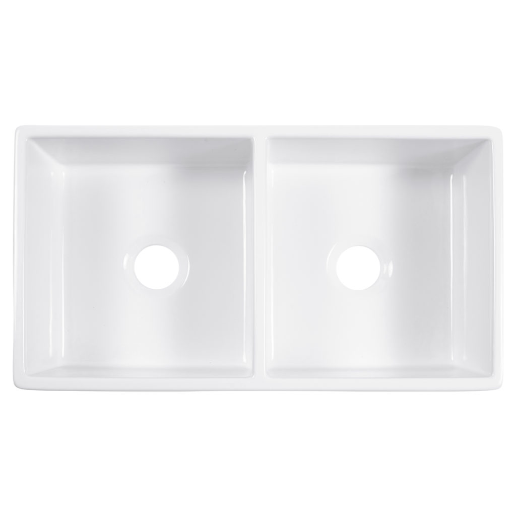 Turner Fireclay Farmhouse Kitchen Sink by Sinkology