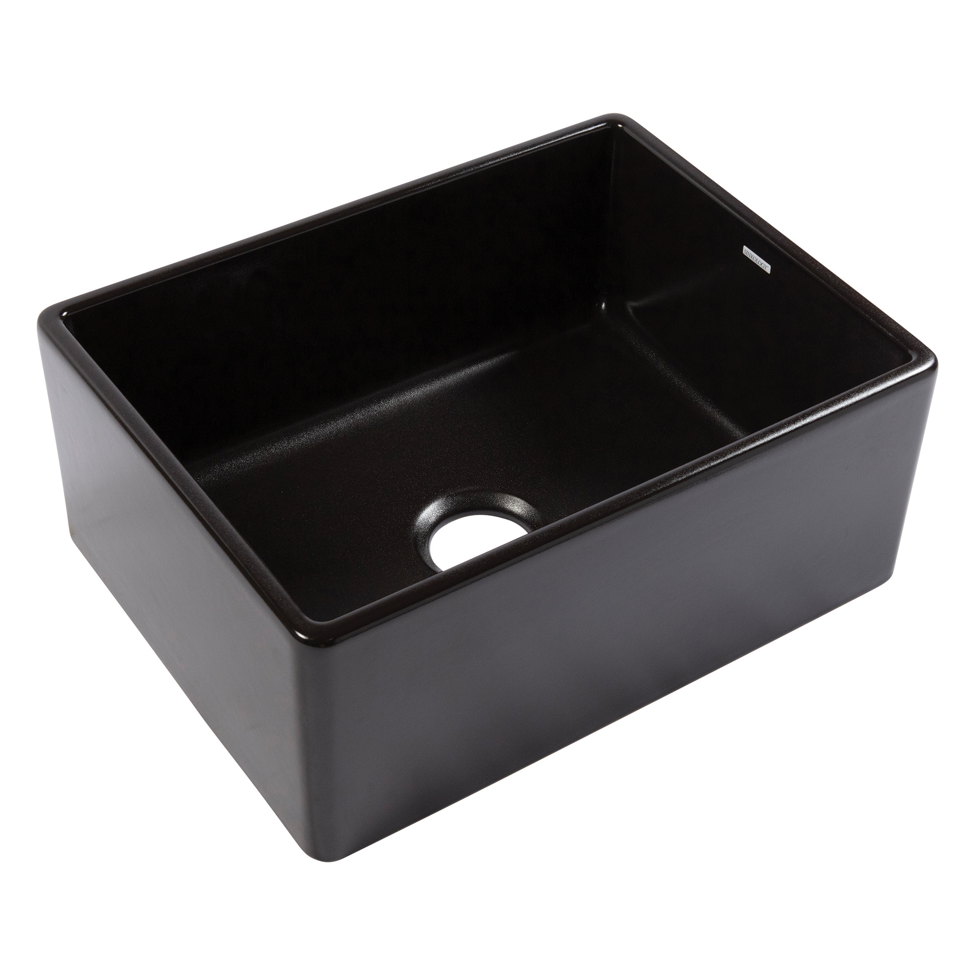 Sinkology S Austen Matte Black 24 Farmhouse Fireclay Kitchen Sink   SK494 2 1 