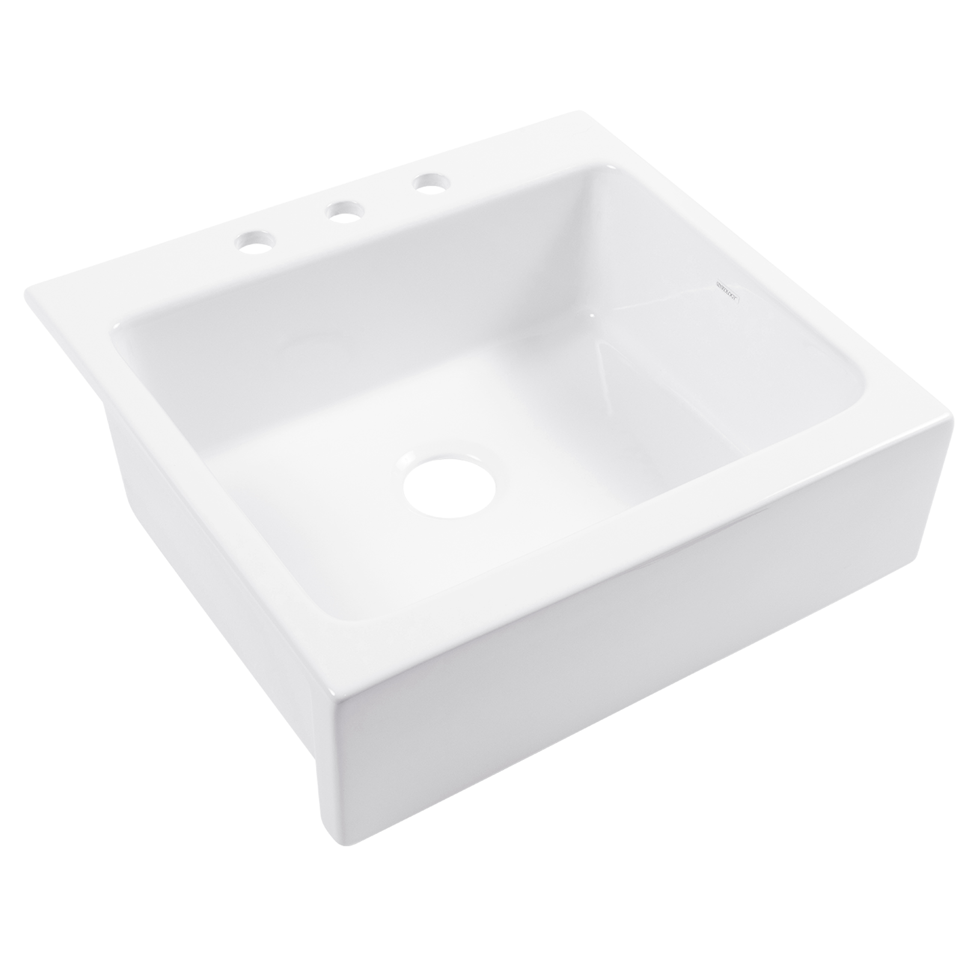 Josephine 26″ Quick-Fit Drop-in Farmhouse Fireclay Kitchen Sink - 3 ...
