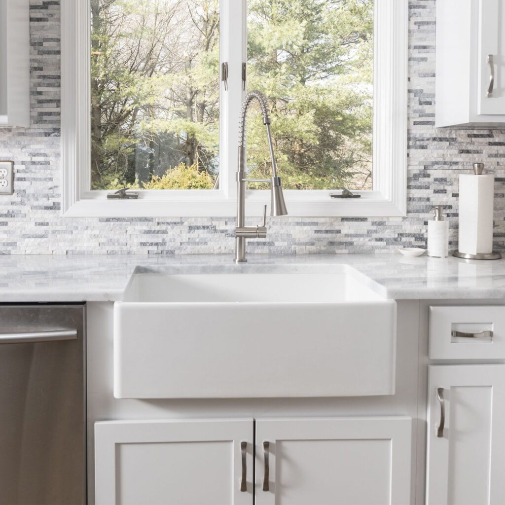 Bradstreet II Fireclay Farmhouse Kitchen Sink by Sinkology